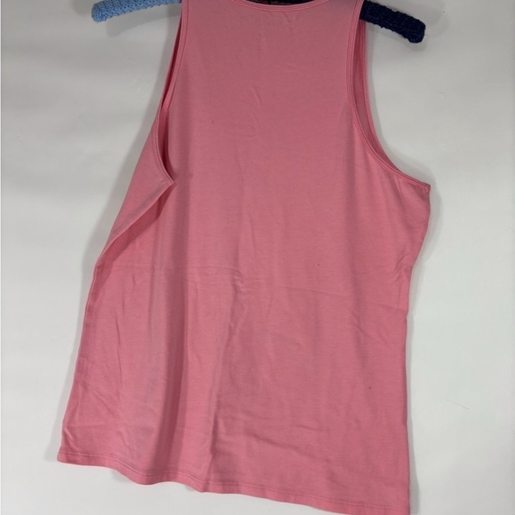Calvin Klein Pink Racerback Tee Medium - Picture 3 of 3